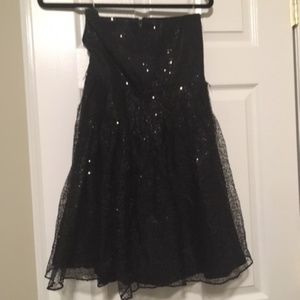 Sparkly Black Cocktail/Homecoming Dress